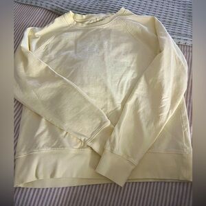 Athleta Yellow Crewneck Sweatshirt
